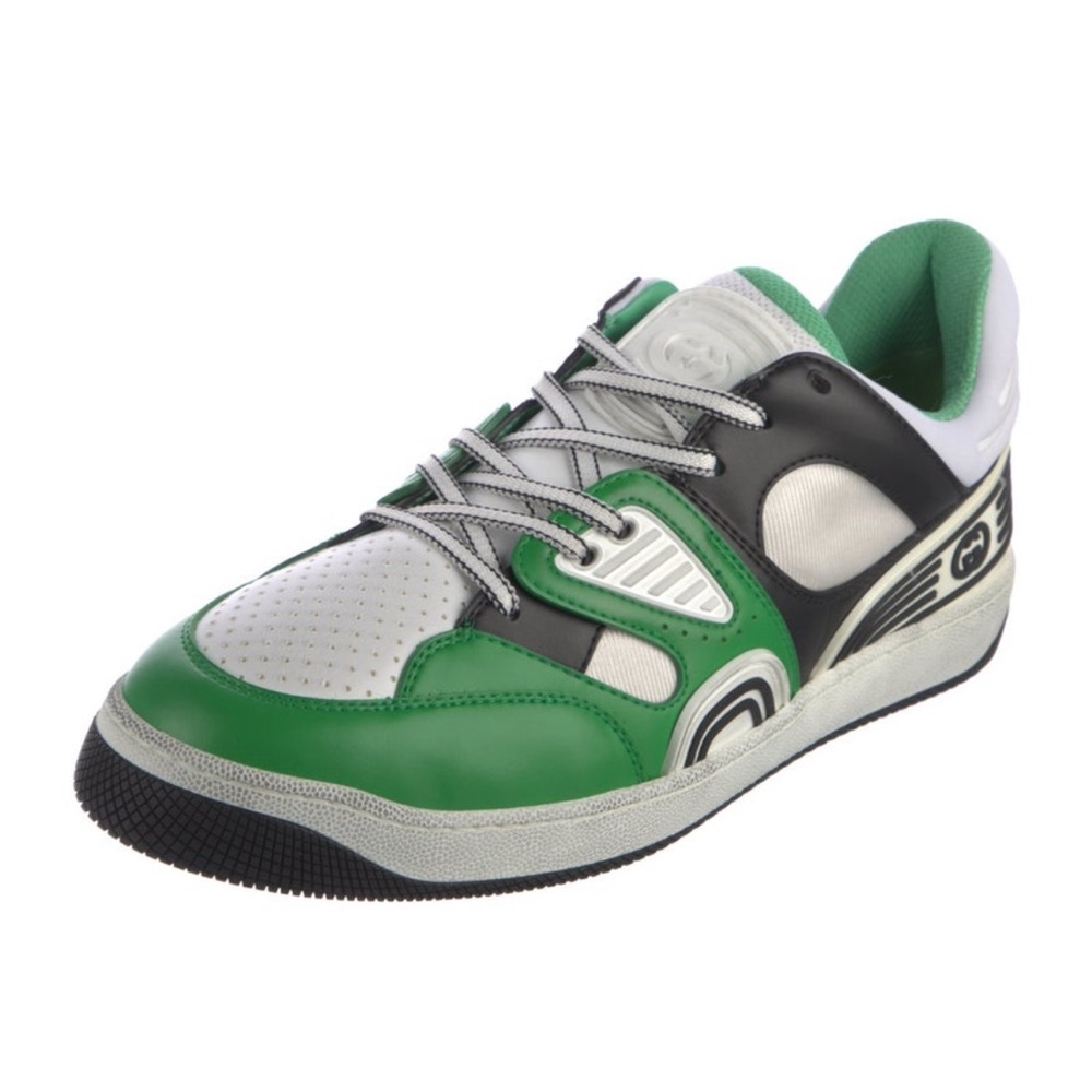 Gucci Printed Leather Sneakers - Picture 3 of 5